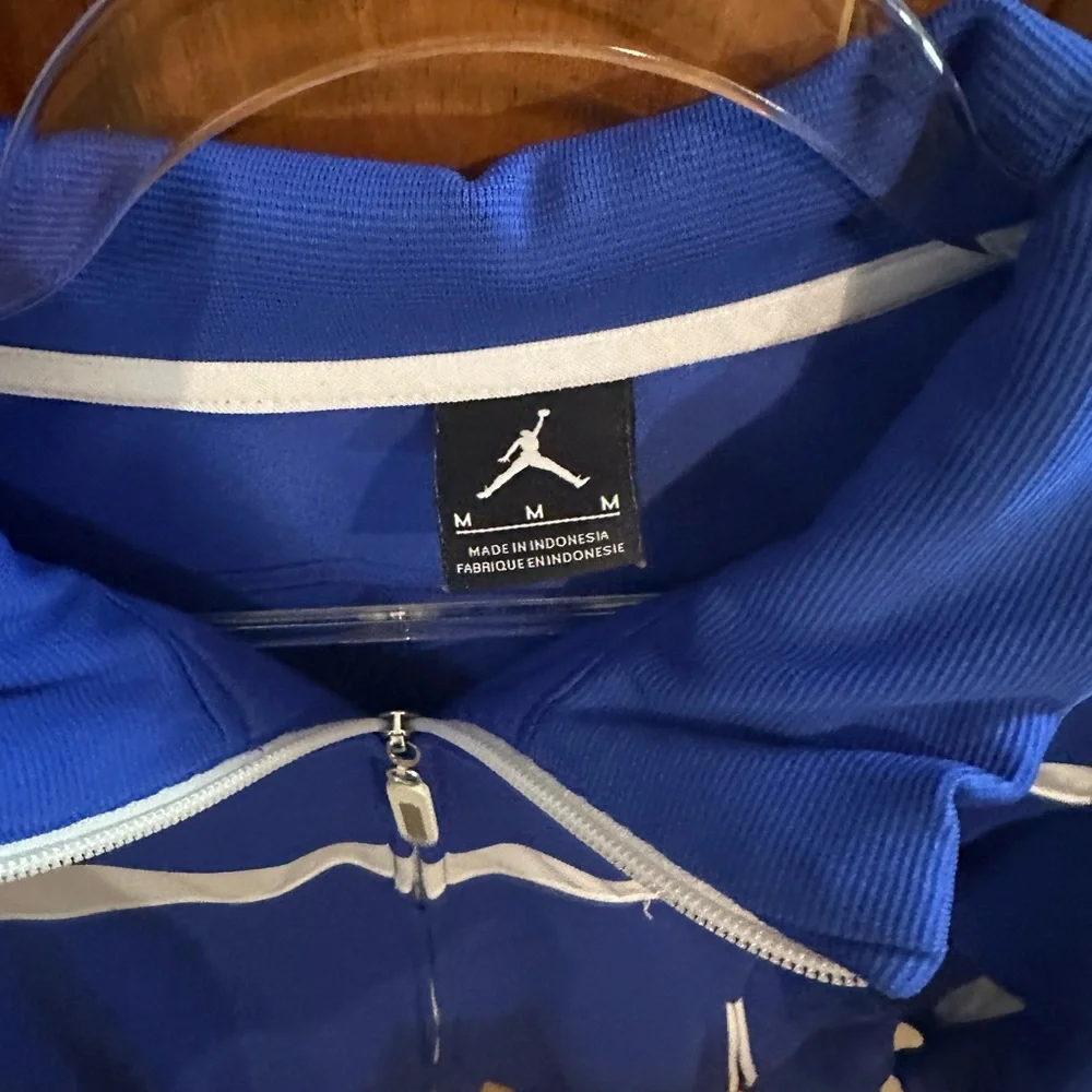 Jordan Royal Blue and White Zip-Up Jacket - Picture 8 of 9